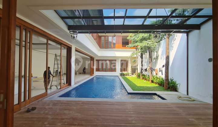 Rumah Brand New 2 Lantai di Kemang, 6kt, Mewah, Area Tenang, Ada Pool 1