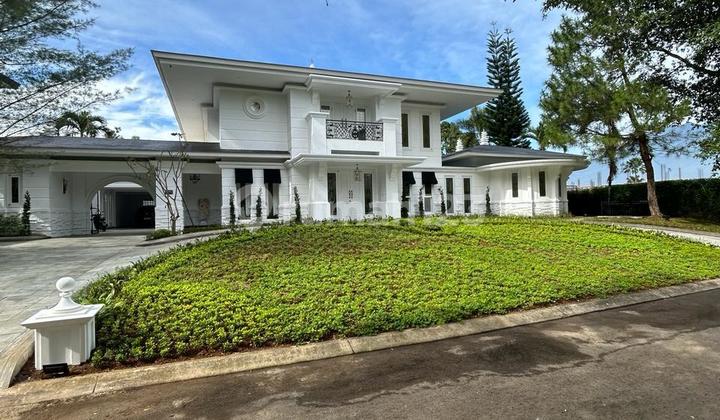 Dijual Rumah Mewah Fully Furnished di Rancamaya Golf Estate Ciawi – View Gunung & Whirlpool, Cocok untuk Rumah Peristirahatan