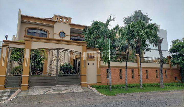 Rumah mewah mediteran pakuwon city jalan kembar boulevad 24M nego 1