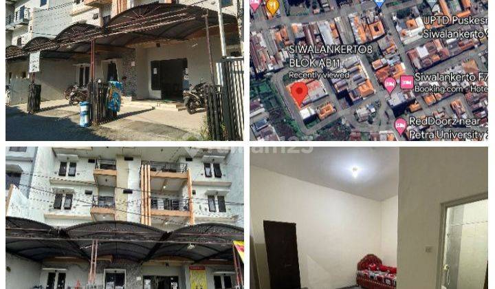 Rumah kost 4 lantai 68 kamar mandi dalam dekat KAMPUS PETRA 8M 1