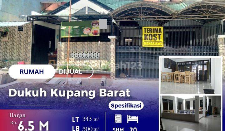 Rumah kost dekat univ wijaya kusuma dukuh kupang barat 6.5m nego 1