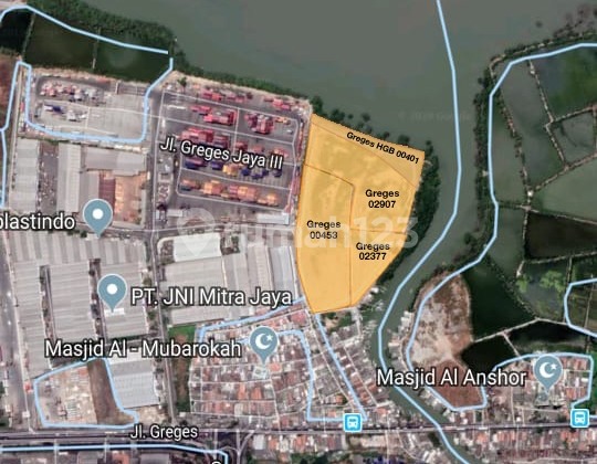 Greges Jaya Margomulyo 4.3ha Super Strategic Already Landfilled 5.25m 225m