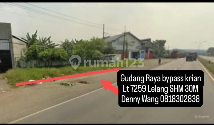 Gudang Raya Bypass Krian Sidoarjo 30M Lelang Includepengosongan