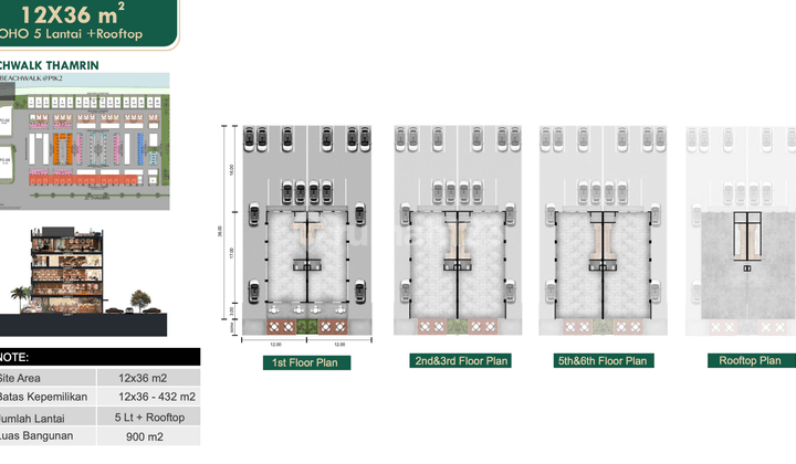 Soho Ginza Beachwalk Pik2 Uk 12x36 Hoek 5lt Hrg 28,5m Pik Pik2 2