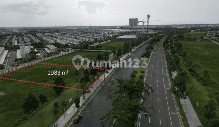 Kavling Komersil Pik2 Jalan Boulevard Luas 1983m2 Hrg 32jt Per M2 1