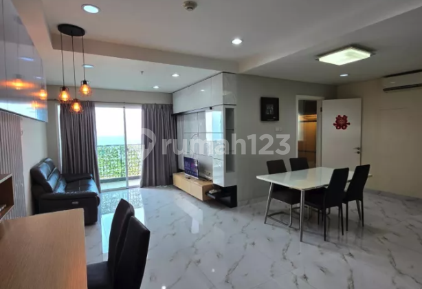 Condominium Greenbay Pluit luas 107m2 View Laut Full Furnished