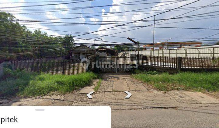 Tanah komersial plus Gudang di Raya Puspitek dekat Unpam Serpong 2