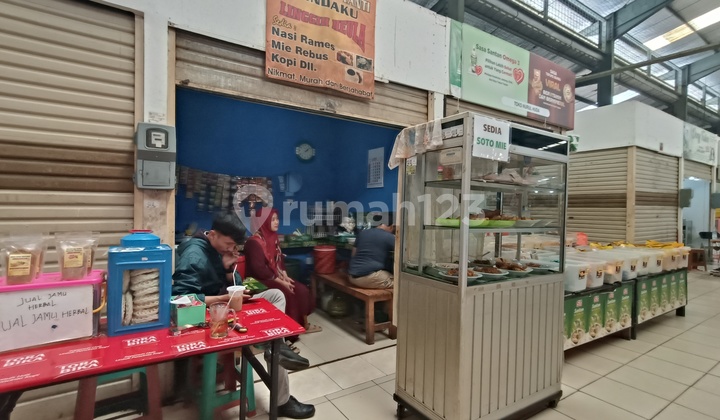 Dijual Cepat Kios Di Pasar Bersih Sentul Bogor, Hadap Lapak, Ramai