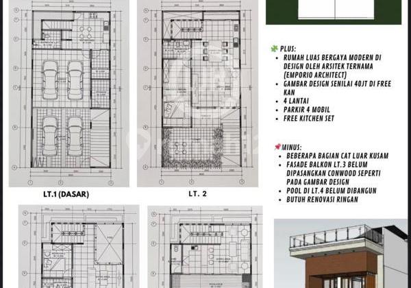 Brand New 4-Story House in Pulomas, Pulo Gadung, East Jakarta 2