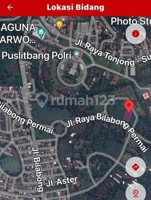 Land for Sale with Good Access in Bojong Gede, Bogor, Land Area 1024 M2, Suitable for Investment