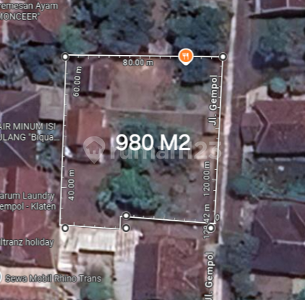 Dijual Murah Tanah SHM 980 M² Dekat Candi Prambanan, Klaten, Jawa Tengah, Indonesia Dijual Murah Tanah SHM 980 M² Dekat Candi Prambanan, Klaten, Jawa Tengah, Indonesia