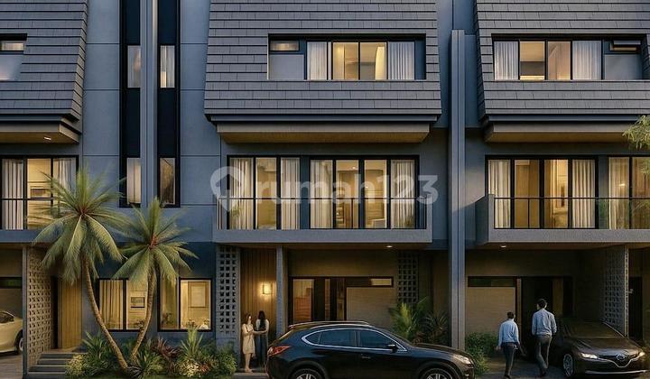 Rumah Minimalis Modern di Dalam Townhouse di Duren Tiga, Jakarta Selatan