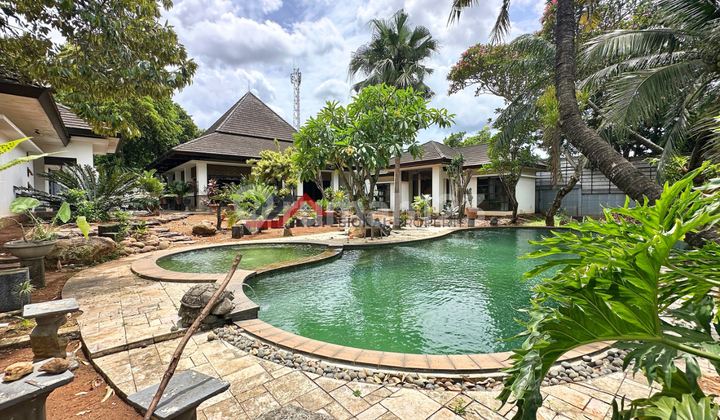 Rumah Tipe Seperti Villa dengan Halaman Luas dan Asri di Ciputat, Tangerang Selatan Rumah Tipe Seperti Villa dengan Halaman Luas dan Asri di Ciputat, Tangerang Selatan