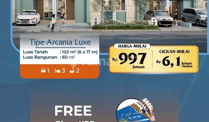 Type Baru, Rumah Cantik Fasad 2 Lantai di Suvarna Sutera 