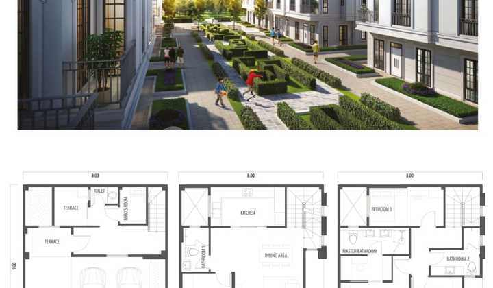 Rumah lavon double decker cantik siap huni 13