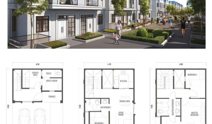 Lavon 2 Cluster Viridia Boulevard Double Decker 2,5 Lantai Siap Huni Rapi 19