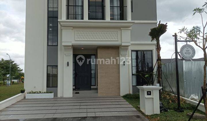 Rumah 2 Lantai Style Eropa Free Ppn di Helios Suvarna Sutera 1