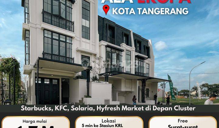 Rumah Mewah 3 Lantai Ala Eropa Strategis di Melrose Duta Garden 1