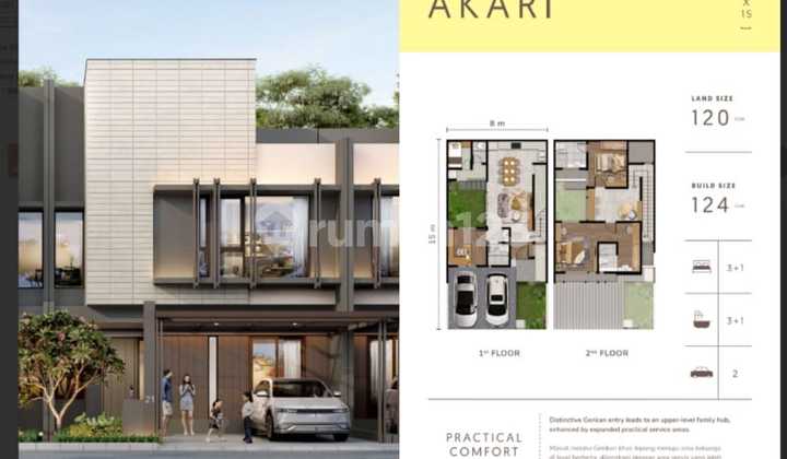 Rumah Baru Konsep Jepang Mulai dari 1,6 M Promo Launching Free Biaya KPR