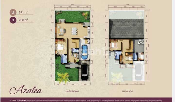 Disewakan Rumah 2 Lantai Furnish Termurah di Suvarna Tinggal Bawa Koper 2