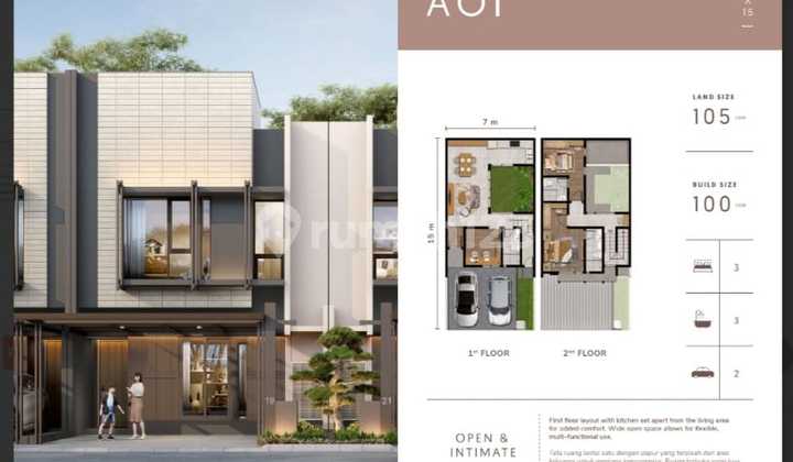 Rumah Baru Konsep Jepang Mulai dari 1,6 M Promo Launching Free Biaya KPR 2