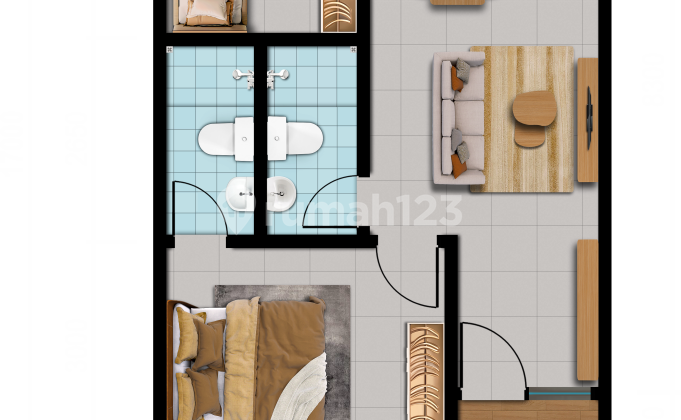 Type Baru, Rumah Cantik Fasad 2 Lantai di Suvarna Sutera  2