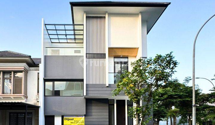 Rumah Baru Modern Konsep Split Level di Greenwich Bsd City 1