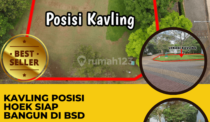 Kavling Hoek Siap Bangun Dan Harga Murah di Greencove Bsd 1