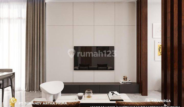 Rumah Baru Satu Satunya Split Level, Design Modern Hoek di Greenwich 2