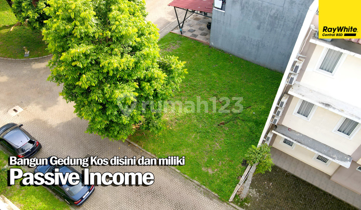 Tanah Kavling Strategis di Studento Bsd City, Posisi Hoek 