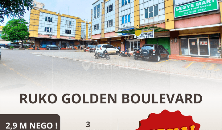 Ruko Golden Boulevard Bsd, Lingkungan Ramai Pasti Cuan  1