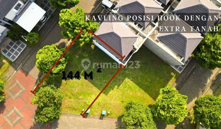 Dijual Kavling Bsd City, Cluster Regentown 144 m² Posisi Hook  1