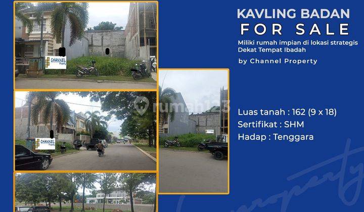 Dijual cepat Kavling lokasi strategis Boulevard Serpong park, ne 1