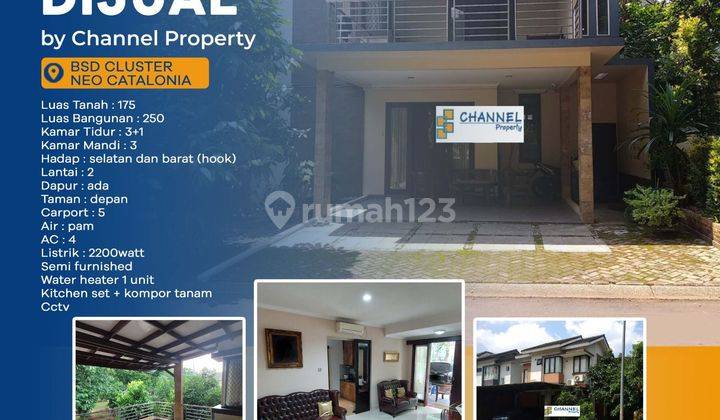 Rumah Siap Huni Cluster Hook Lokasi Strategis, Rumah Di Bsd, Rr 1