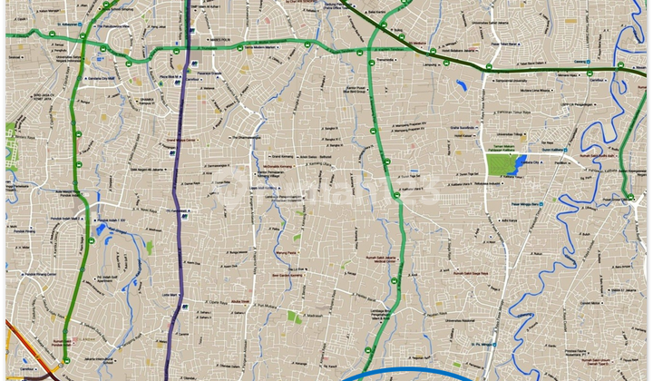 Tanah Premium 17714 m2, Plus 17 Rumah Mewah Tersewa, Dua Muka Akses Jalan TB Simatupang dan Kebagusan 1, Jakarta Selatan 2