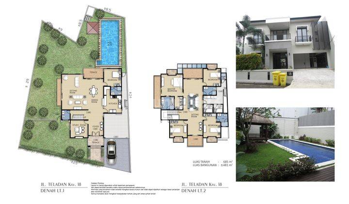 Rumah Mewah One Gate System di Teladan SHM, Gandaria Selatan 2