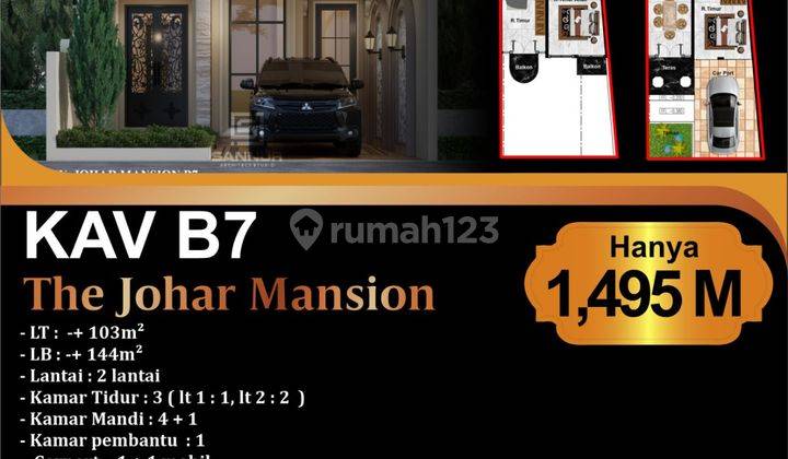 Johar Mansion Promo Kavling B7 Rumah Mewah Klasik Mediteranian, Sleman, Yogyakarta