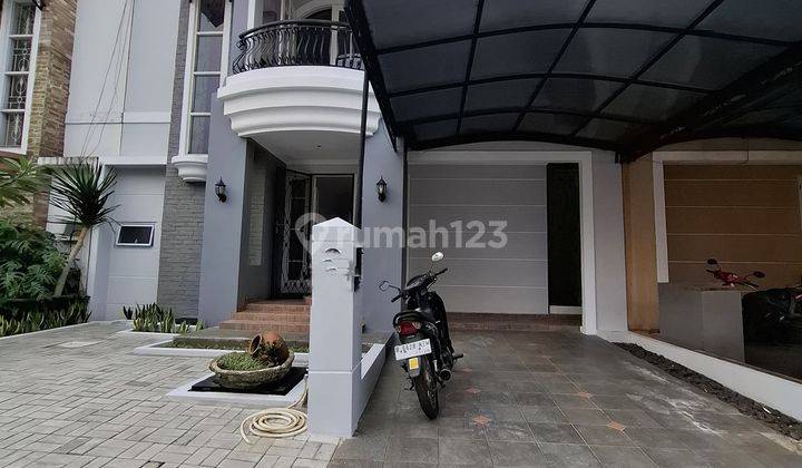 Rumah disewakan siap huni dalam cluster di  Bintaro sektor 9, Tangerang Selatan. 1