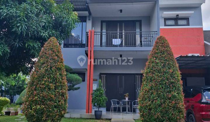 Rumah Hook Full Furnished Depan Taman Dalam Cluster Di B S D, Tangetang Selatan. 2