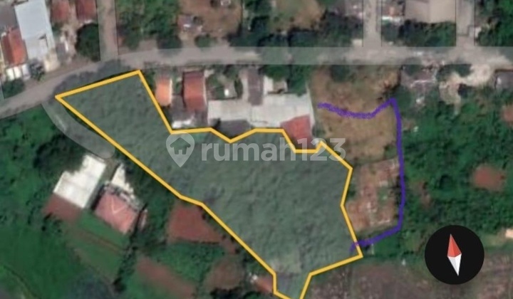 Land on Suradita Main Road, Cisauk, Tangerang Near Aeon Mall