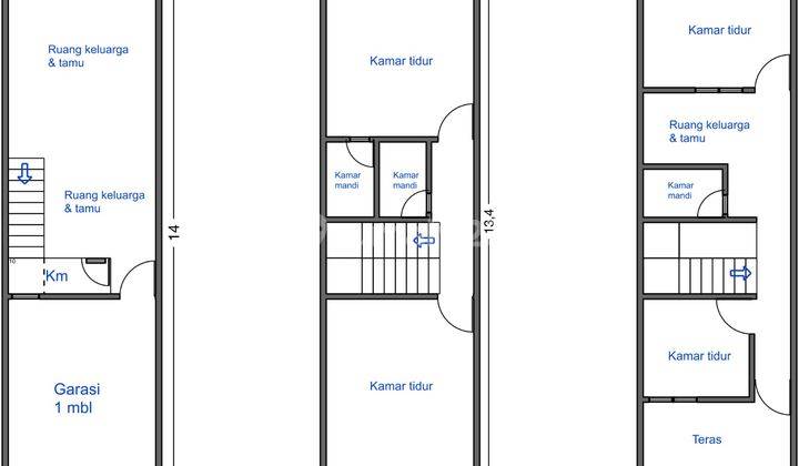 Rumah 3 Lantai Gaya Minimalis di Tanjung Duren, Jakarta Barat 1