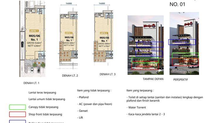 Ruko 3 Lantai Graha Emerald 2, Gading Serpong, Tangerang