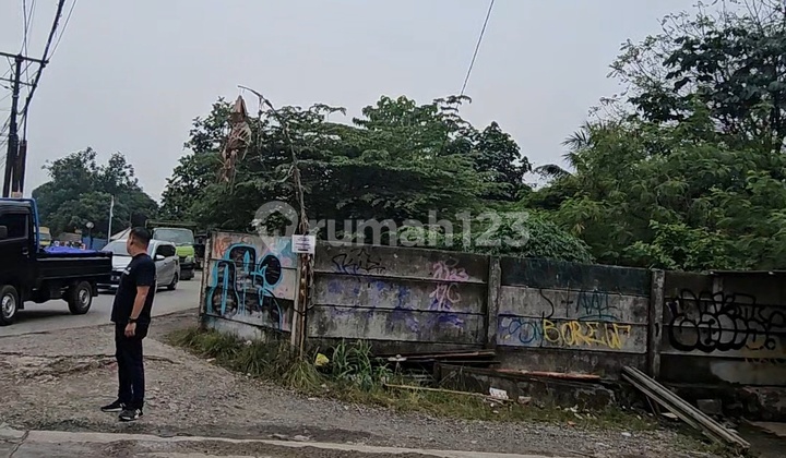 Land with SHM Certificate by the Main Road Jl. Cisauk-Legok, Jatake