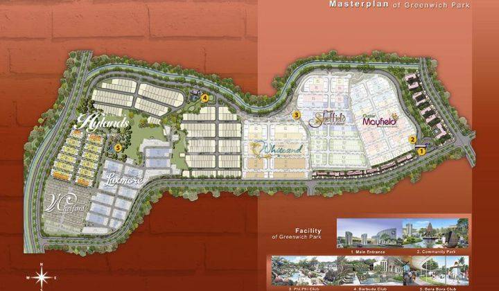 Kavling Hylands Lokasi Strategis di Greenwich Park BSD City