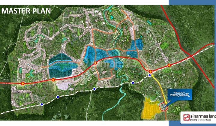 Kavling Taman Tekno X Terbaik Lokasi Bebas Banjir di Bsd City 2