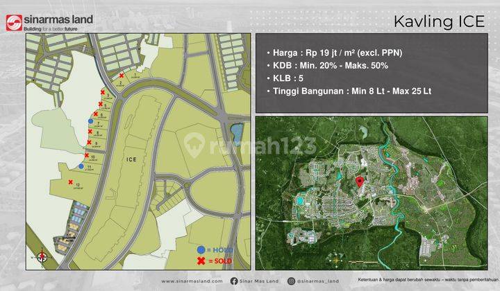 Kavling Ice Luas Siap Bangun Investasi Menjanjikan di Bsd City 1