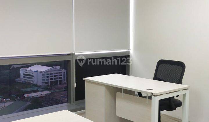 Disewakan Office St Moritz Lantai Sedang Furnished Terkoneksi Ke Mall Lippo Puri Jakarta Barat 2