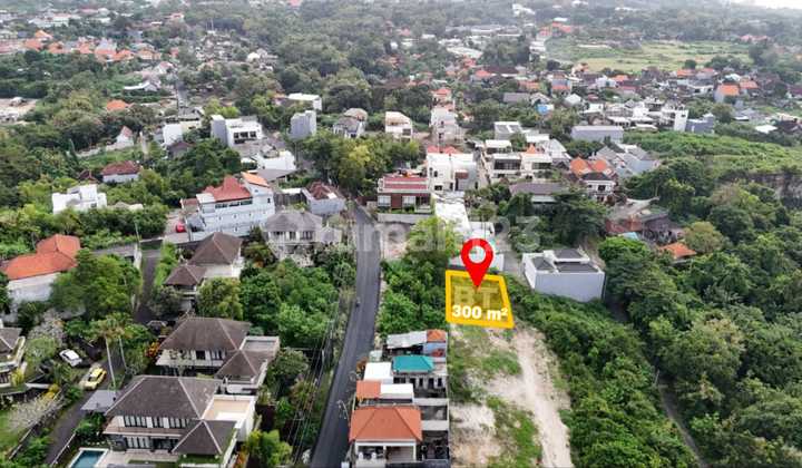 Land 300m2, 2 Road Access Villa Area Near Jln Toya Ning - Ungasan