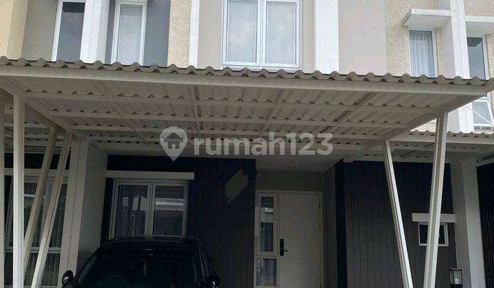 tampak depan dijual.segera rumah cluster rossini siap