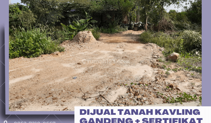 Dijual 2 Kavling Gandeng Sertifikat Tanjung Buntung Bengkong 1